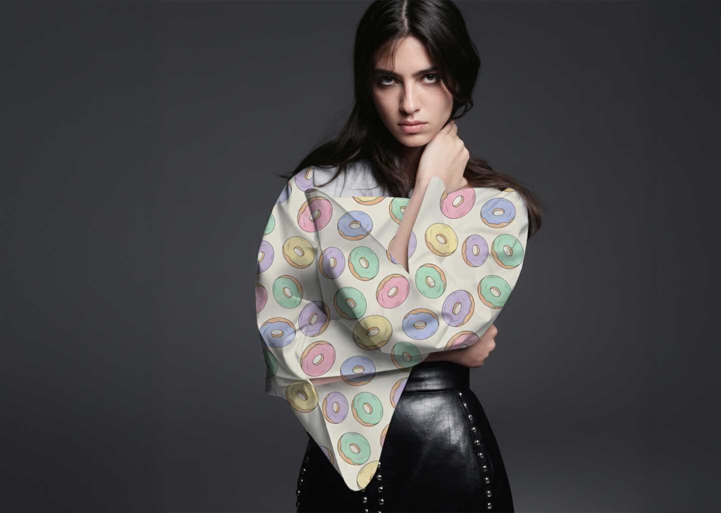 Donut Pop Fashion Scarf